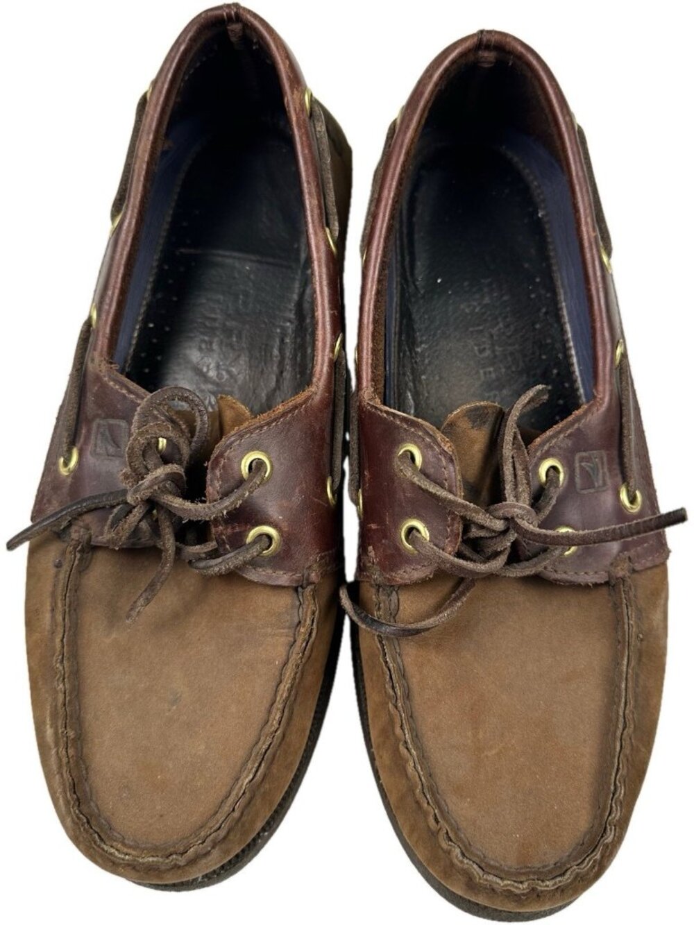 Sperry Men's Top Sider 0195412 Authentic Original 2-Eye Boat Shoe Brown Buck 8.5